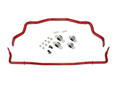 Roush Adjustable Front and Rear Sway Bars; Red (15-25 Mustang, Excluding GT500)