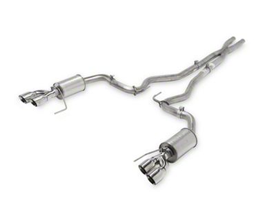 Roush Cat-Back Exhaust with Black Tips (2024 Mustang GT Fastback w/o Active Exhaust)