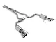 Roush Cat-Back Exhaust with Black Tips (2024 Mustang GT Fastback w/o Active Exhaust)