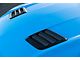 Roush Hood Heat Extractors; Gloss Black (18-23 Mustang GT, EcoBoost)
