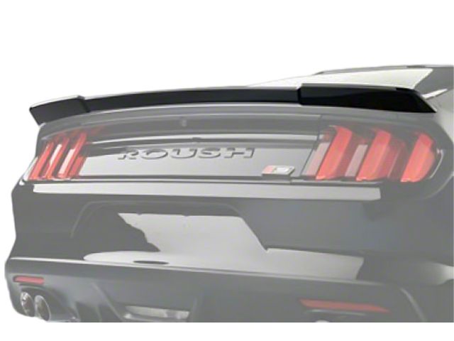 Roush Mustang Rear Spoiler; Matte Black 422064 (15-23 Mustang Fastback ...