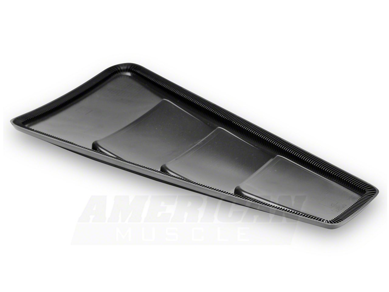 Roush Mustang Quarter Window Louvers; Unpainted 420093 (0514 Mustang