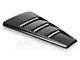 Roush Quarter Window Louvers; Pre-Painted (05-14 Mustang Coupe)