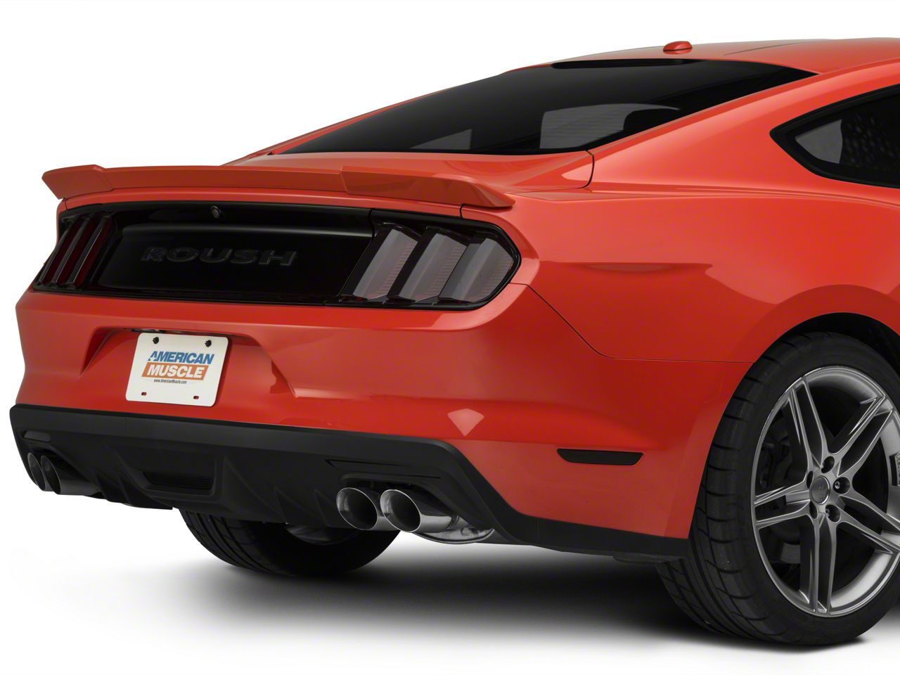 Roush Mustang Rear Spoiler; Unpainted 421883 (15-23 Mustang Fastback ...