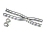 Roush Resonator Delete Cut and Clamp X-Pipe (15-26 Mustang GT, Dark Horse)