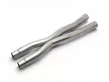 Roush Resonator Delete Cut and Clamp X-Pipe (15-26 Mustang GT, Dark Horse)