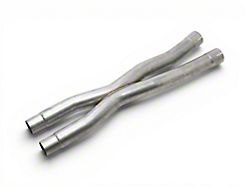 Roush Resonator Delete Cut and Clamp X-Pipe (15-26 Mustang GT, Dark Horse)