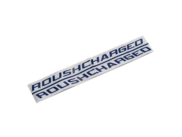 Roush ROUSHcharged Hood Scoop Decal - Blue (05-09 All)