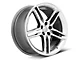 Roush Split 5-Spoke Quicksilver Wheel; 20x9.5 (15-23 Mustang GT, EcoBoost, V6)