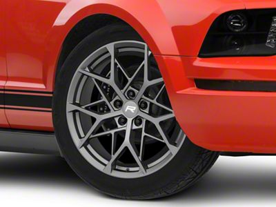 Rovos Wheels Calvinia Charcoal Wheel; 19x8.5; 30mm Offset (05-09 Mustang)