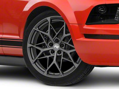 Rovos Wheels Calvinia Charcoal Wheel; 20x8.5; 30mm Offset (05-09 Mustang)