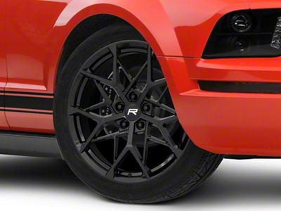 Rovos Wheels Calvinia Gloss Black Wheel; 19x8.5 (05-09 Mustang)