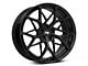 Rovos Wheels Calvinia Gloss Black Wheel; Rear Only; 20x10 (05-09 Mustang)