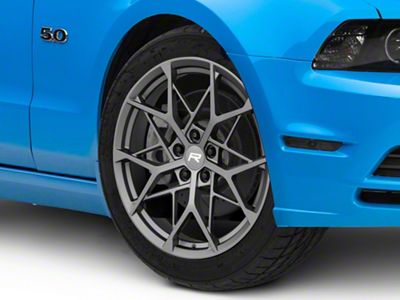 Rovos Wheels Calvinia Charcoal Wheel; 19x8.5; 30mm Offset (10-14 Mustang)
