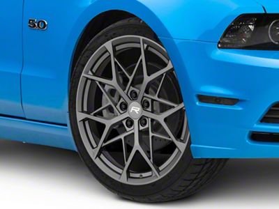 Rovos Wheels Calvinia Charcoal Wheel; 20x8.5; 30mm Offset (10-14 Mustang)