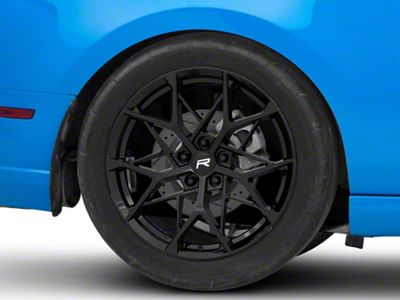 Rovos Wheels Calvinia Gloss Black Wheel; Rear Only; 19x10 (10-14 Mustang)