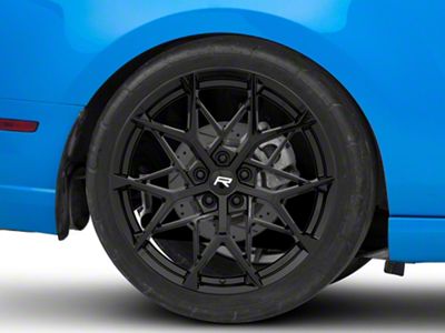 Rovos Wheels Calvinia Gloss Black Wheel; Rear Only; 20x10 (10-14 Mustang)