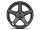 Rovos Wheels Durban Drag Gloss Black Wheel; Rear Only; 15x10 (05-09 Mustang)