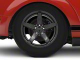 Rovos Wheels Durban Drag Gloss Black Wheel; Rear Only; 17x10.5 (05-09 Mustang)