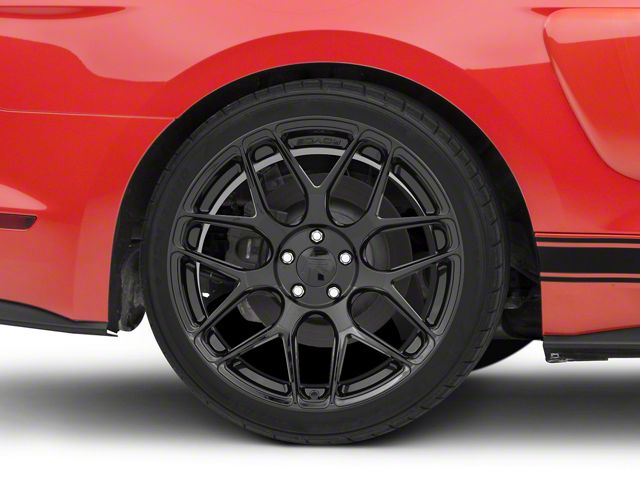 Rovos Wheels Pretoria Gloss Black Wheel; Rear Only; 20x10 (15-23 Mustang GT, EcoBoost, V6)