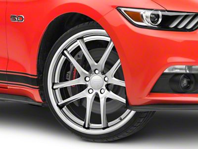 Rovos Wheels Cape Town Satin Silver Wheel; 20x8.5 (15-23 Mustang GT, EcoBoost, V6)