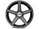 Rovos Wheels Durban Black Chrome Wheel; Rear Only; 18x10.5 (94-98 Mustang)