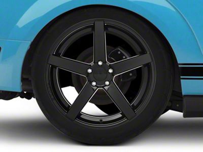 Rovos Wheels Durban Gloss Black Wheel; Rear Only; 20x10; 38mm Offset (05-09 Mustang)