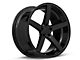 Rovos Wheels Durban Gloss Black Wheel; Rear Only; 20x10 (05-09 Mustang)