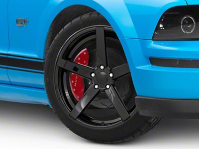 Rovos Wheels Durban Gloss Black Wheel; 20x8.5 (05-09 Mustang)