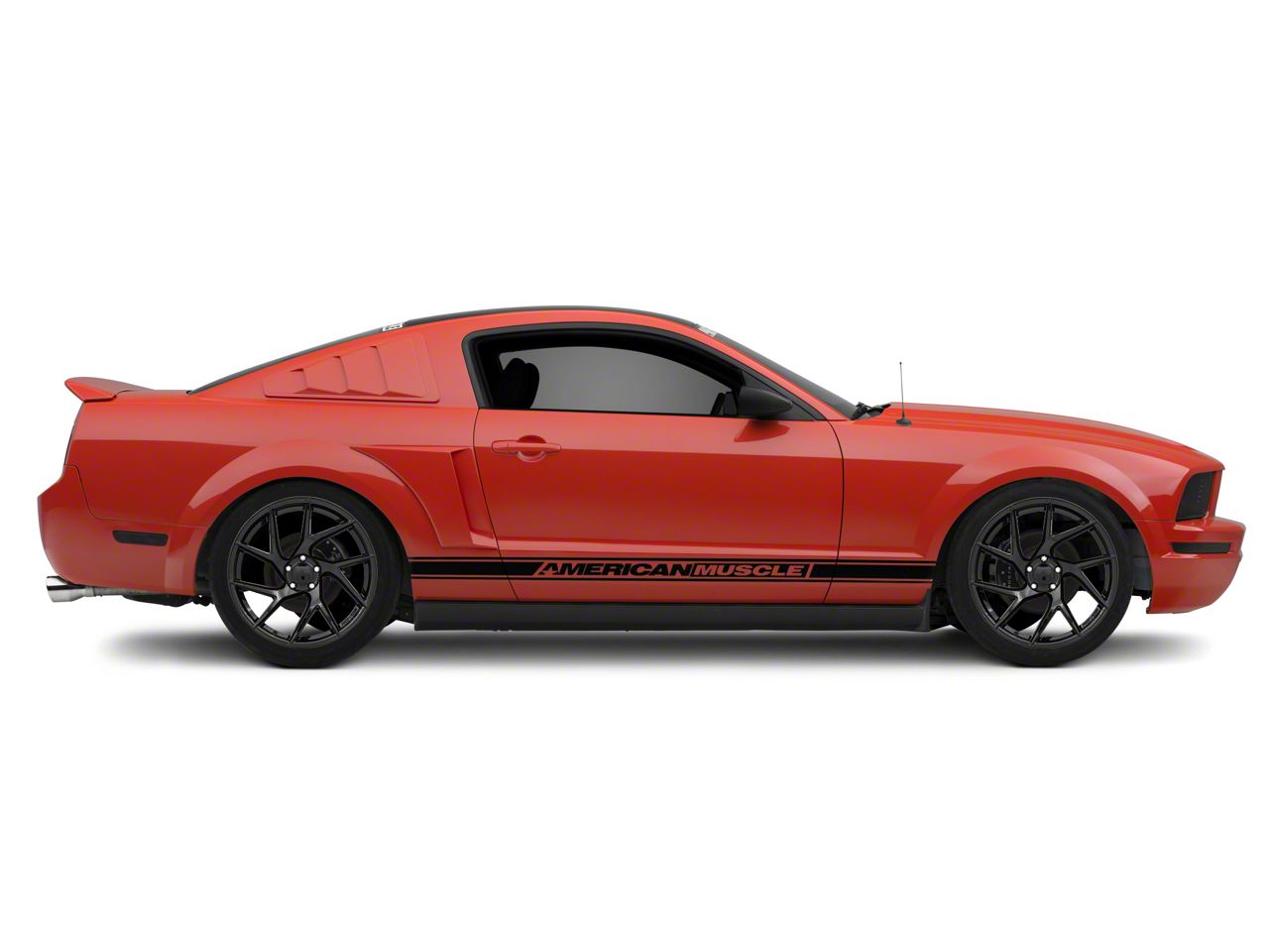 Rovos Wheels Mustang Joburg Gloss Black Wheel; Rear Only