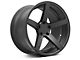 Rovos Wheels Durban Satin Black Wheel; Rear Only; 18x10.5 (94-98 Mustang)