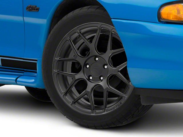 Rovos Wheels Pretoria Satin Black Wheel; 18x9 (94-98 Mustang)