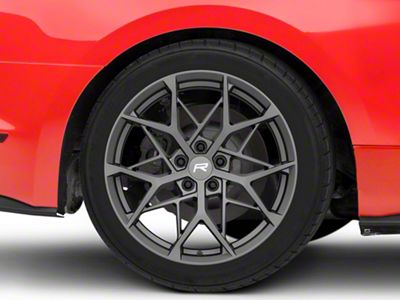 Rovos Wheels Calvinia Charcoal Wheel; Rear Only; 19x10 (15-23 Mustang GT, EcoBoost, V6)