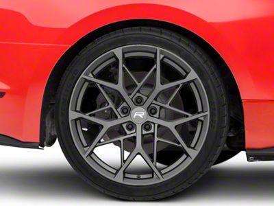 Rovos Wheels Calvinia Charcoal Wheel; Rear Only; 20x10; 48mm Offset (15-23 Mustang GT, EcoBoost, V6)
