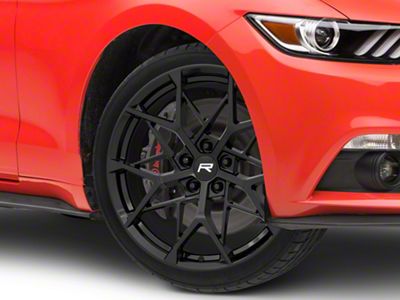Rovos Wheels Calvinia Gloss Black Wheel; 19x8.5 (15-23 Mustang GT, EcoBoost, V6)