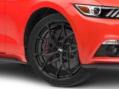 Rovos Wheels Calvinia Gloss Black Wheel; 20x8.5 (15-23 Mustang GT, EcoBoost, V6)