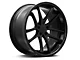 Rovos Wheels Cape Town Satin Black Wheel; Rear Only; 20x10 (10-14 Mustang)
