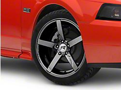 Rovos Wheels Durban Black Chrome Wheel; 18x9; 17mm Offset (99-04 Mustang)