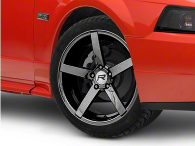 Rovos Wheels Durban Black Chrome Wheel; 18x9 (99-04 Mustang)