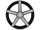 Rovos Wheels Durban Brushed Black Wheel; Rear Only; 20x10 (10-14 Mustang)