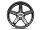 Rovos Durban Drag Black Chrome Wheel; Rear Only; 17x10.5 (10-14 All)