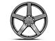 Rovos Durban Drag Gunmetal Wheel; Front Only; 17x4.5 (10-14 All)