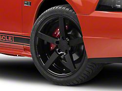 Rovos Wheels Durban Gloss Black Wheel; 18x9 (99-04 Mustang)