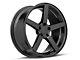 Rovos Wheels Durban Gloss Black Wheel; 19x8.5 (05-09 Mustang GT, V6)