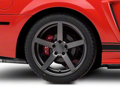 Rovos Wheels Durban Gunmetal Wheel; Rear Only; 18x10.5 (99-04 Mustang)