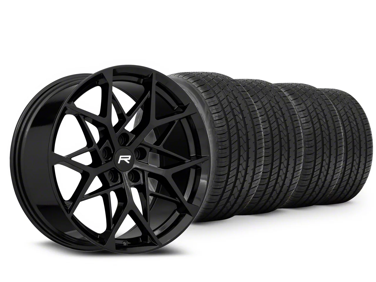 Mustang 19x8.5 Magnetic Style Wheel & Lionhart All-Season LH