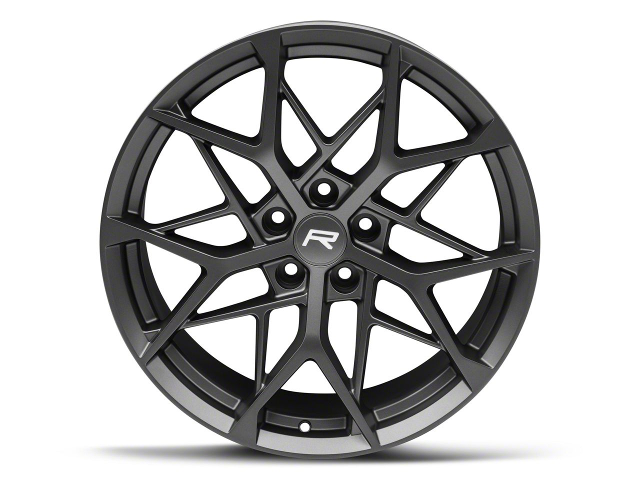 Rovos Wheels Mustang Calvinia Charcoal Wheel; Rear Only