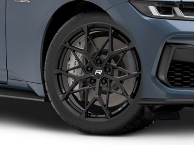Rovos Wheels Calvinia Gloss Black Wheel; 19x8.5; 30mm Offset (24-25 Mustang)