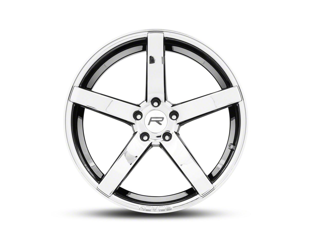 Rovos Wheels Mustang Durban Black Chrome Wheel; 20x8.5 SC068