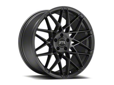 RTR Tech Mesh Satin Charcoal Wheel; Rear Only; 19x10.5; 45mm Offset (15-23 Mustang GT, EcoBoost, V6)
